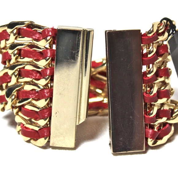 PRICE DROP★ NWT—Red Leather Bracelet—PRICE FIRM - Picture 5 of 6